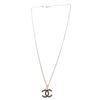 Image 2 : Chanel Black CC Necklace