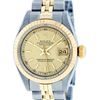 Image 1 : Rolex Ladies 2 Tone Yellow Gold & Stainless Steel Champagne Index Datejust Wrist