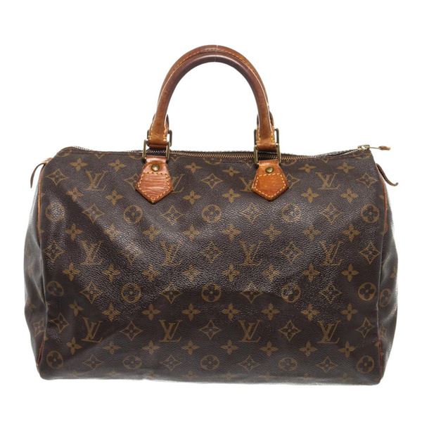 Louis Vuitton Brown Speedy 35cm Satchel Bag