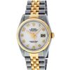 Image 2 : Rolex Mens Quickset Sapphire 18K Yellow Gold And Stainless Steel Stainless Cream
