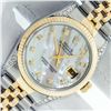 Image 1 : Rolex Mens 2 Tone MOP Diamond Lugs 36MM Datejust Wristwatch With Rolex Box