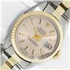 Image 2 : Rolex Ladies 2T Pink Gold Index Dial Datejust Wristwatch With Papers And Box