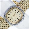 Image 2 : Geneve 14K Yellow Gold Diamond Bezel Wristwatch