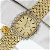 Image 3 : Geneve 14K Yellow Gold Diamond Bezel Wristwatch