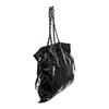 Image 2 : Chanel Black Chain Leather Tote Bag
