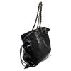 Image 3 : Chanel Black Chain Leather Tote Bag