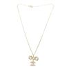 Image 1 : Chanel Gold Ribbon Necklace