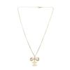 Image 2 : Chanel Gold Ribbon Necklace