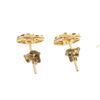 Image 2 : Chanel Gold CC Rhinestone Earrings