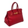 Image 6 : Hermes Red Leather Birkin 30cm Satchel Bag