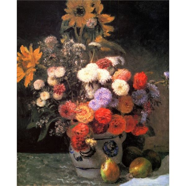 Renoir - Flowers In A Vase