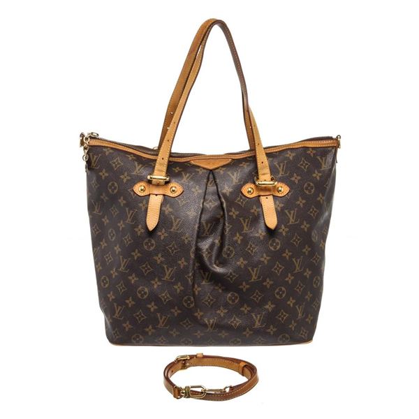 Louis Vuitton Brown Palermo GM Totes Bag