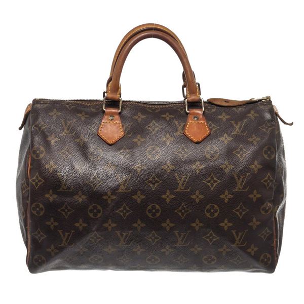 Louis Vuitton Brown Speedy 35cm Satchel Bag