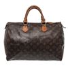 Image 1 : Louis Vuitton Brown Speedy 35cm Satchel Bag