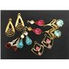 Image 1 : Earring Findings - Six Pairs, One Stone missing