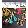 Image 3 : Earring Findings - Six Pairs, One Stone missing