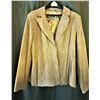 Image 1 : Guillaume Beige Leather Jacket, Size Large