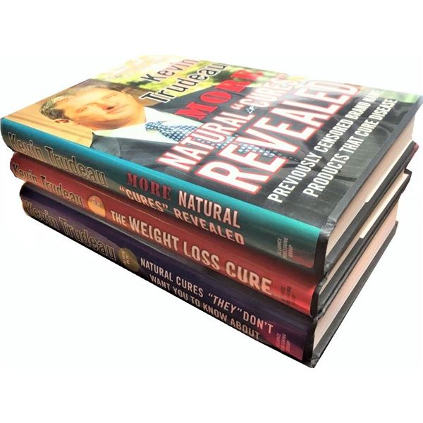 THREE Books - Kevin Trudeau , The Weight-Loss Cure, Natural Cures,  AND More Natural Cures