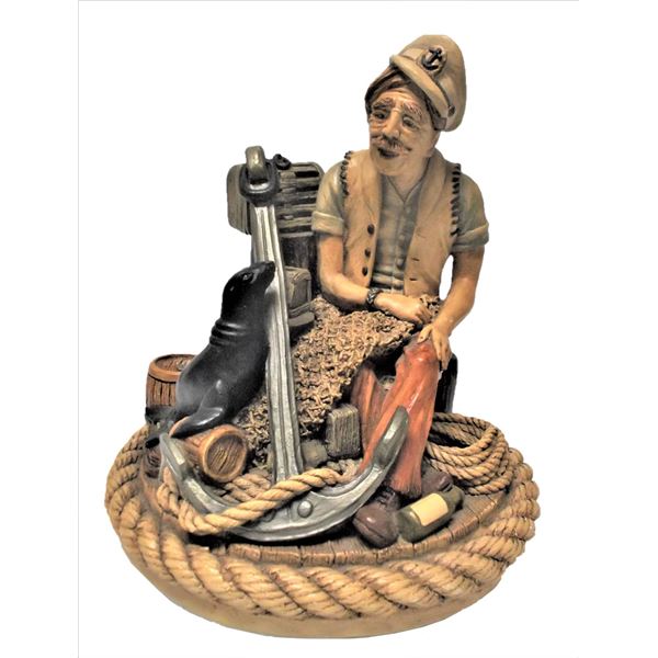 Sculpture - Harbour Light Originals 1983 - Fisherman with Anchor - HEAVY