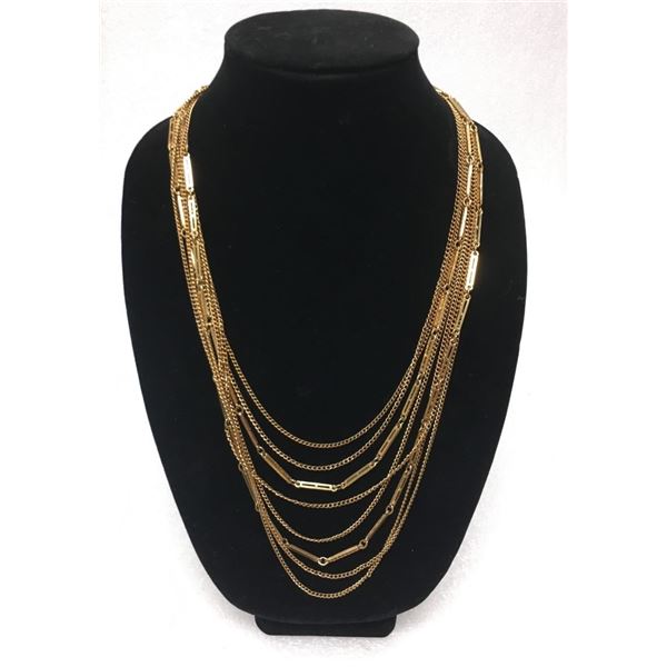 Multi Strand Necklace, Statement Piece