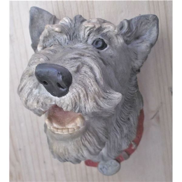 Artist made Chalkware Dog  Mac  - Chip