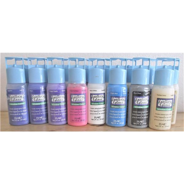 Lot of Window Color - Stained Glass Look - Opened - 16 Bottles Total