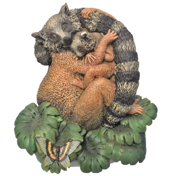 Vintage Bossons Chalkware - Lemurs - Requires Repair