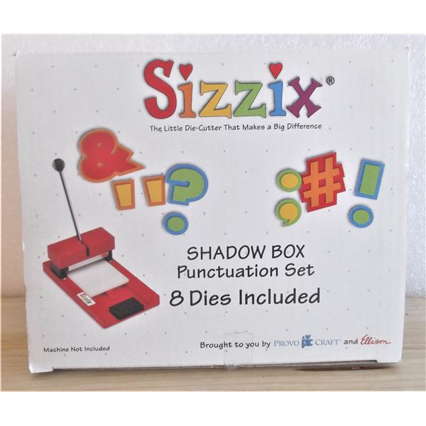 Sizzix Shadow Box Punctuation Set - NEW