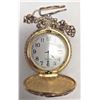 Image 3 : Quartz Pocket Watch - Gold Tone - Locomotive