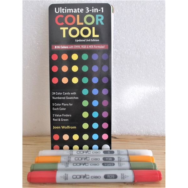 FOUR NEW Copic Ciao Makers and 3-in-1 Color Tool