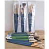 Image 1 : Assortment of Duncan Ceramic Brushes - All Appear New - 34 Brushes Total