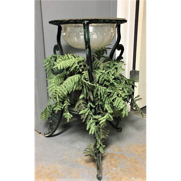 Glass Bowl on stand , 27" Height