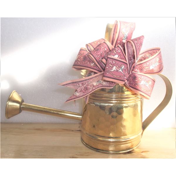 Brass Watering Can - 9" Tall