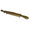 Image 1 : ANTIQUE ALL BRASS CARVING SET MADE IN INDIA ENGRAVED