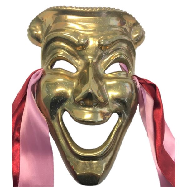 Brass Melpomene Mask