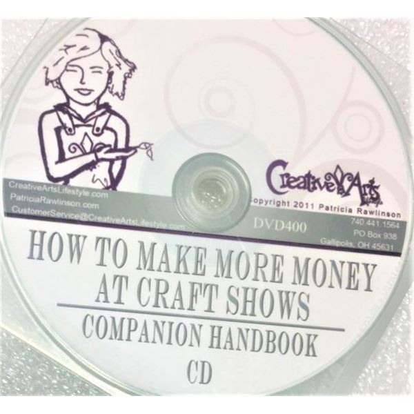 Creative Art, How To Make More Money at Craft Shows Handbook on CD - Patricia Rawlinson