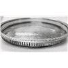 Image 2 : Silver Plated Serving Tray - Diameter 12"