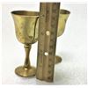 Image 3 : TWO Small Brass Goblets , Made in Portugal