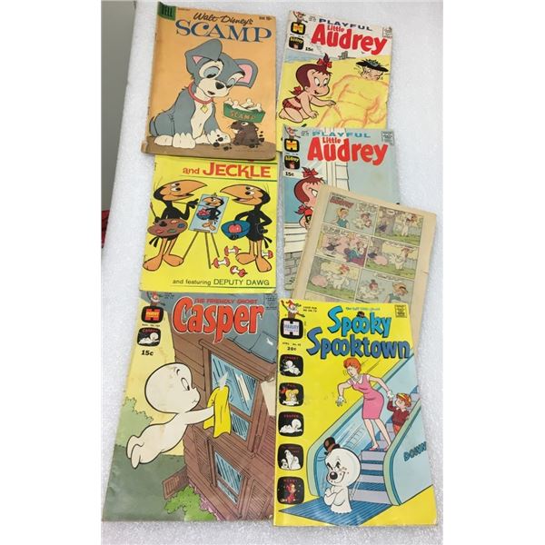 Vintage Comics , Scamp, Casper, Little Audrey and more!