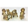 Image 2 : Four Small Brass Cats