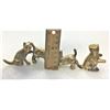 Image 4 : Four Small Brass Cats