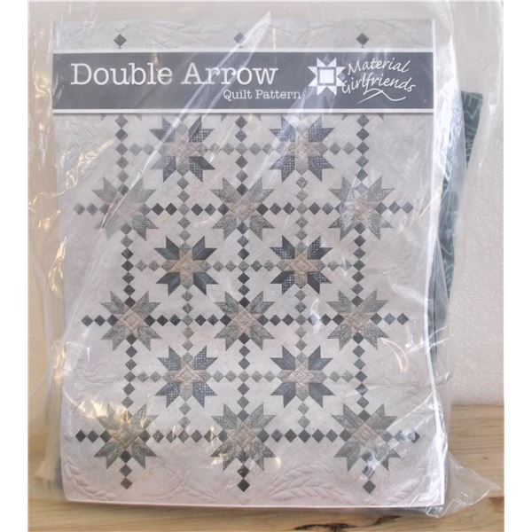 Double Arrow Quilt Pattern and Fabric