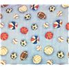Image 1 : Piece of Soft Fabric - Sports Tossed Balls