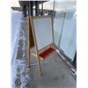 Image 2 : Sandwich Board Chalk Board , White Board Easel   IN ONE