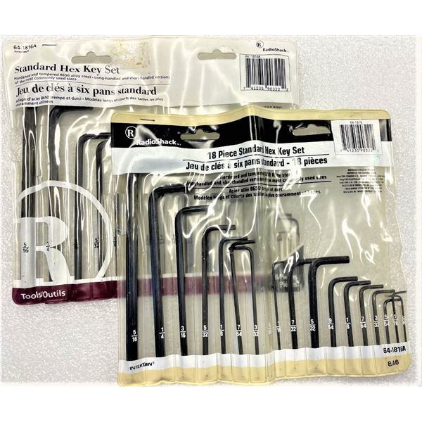 TWO Packs of Hex Keys