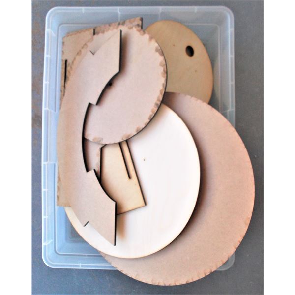 Box of Wood Craft IItems