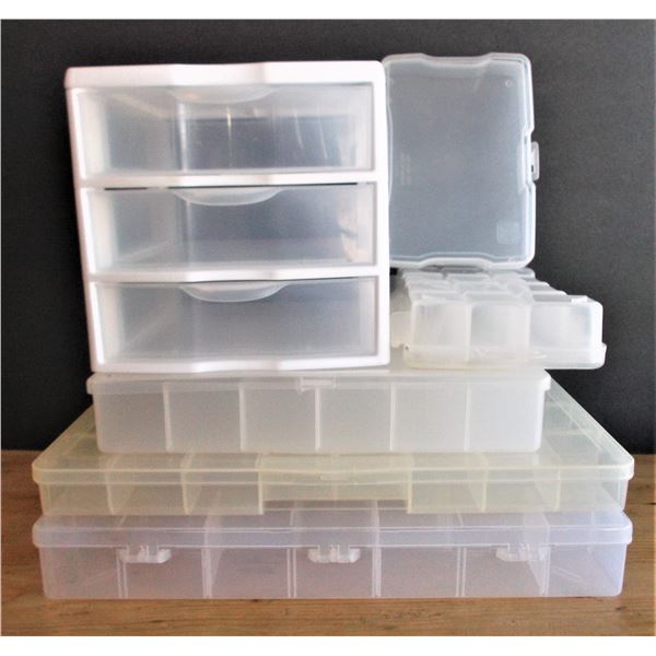 Assorted Plastic Storage Containers