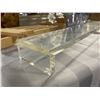 Image 1 : Thick Plexiglas Platform , 18.5" long, 1.25" high