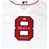 Image 2 : Carl Yastrzemski Autographed White Majestic Cool Base Jersey "HOF 89" Size L Beckett