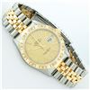 Image 3 : Rolex Men's Two Tone Champagne Jubilee Index Datejust Wristwatch